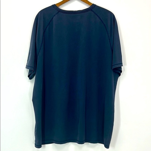 Carhartt Men's Navy Blue Pocket T-Shirt Big & Tall 2XL Force Work Tee Casual - Picture 2 of 7
